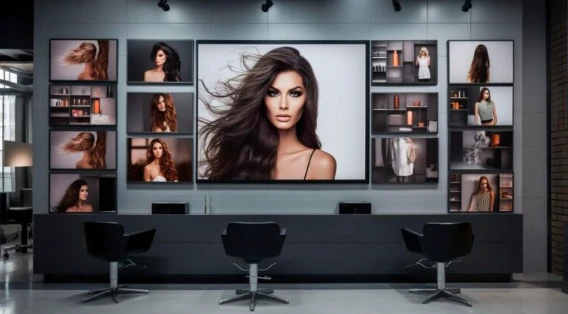 beauty salon led display beauty salon led display